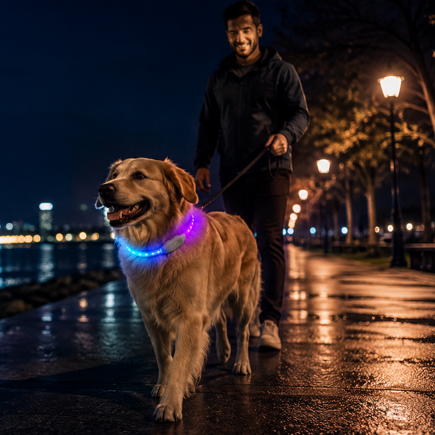 WagLight LED Safety Collar